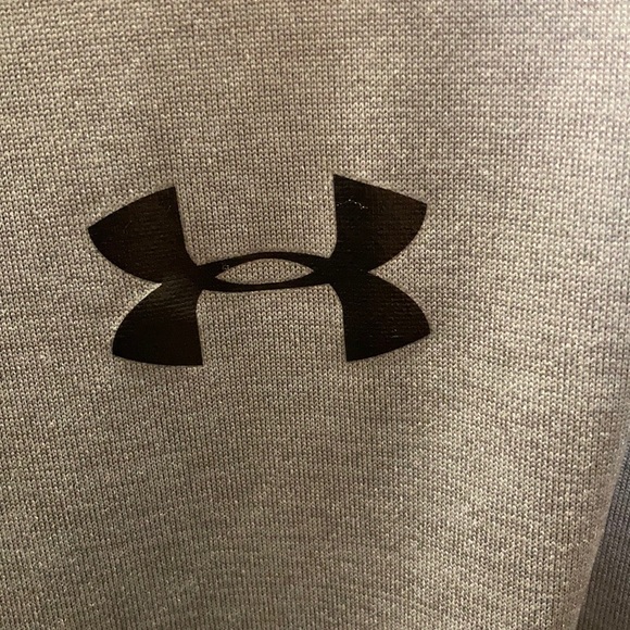 Under Armour XL Heat Gear Grey Quarter Zip - Picture 4 of 4